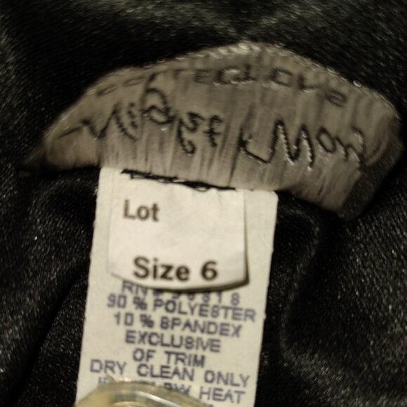 Night Way Collections Black Velvet Maxi Dress with Lace Detail - Picture 3 of 7